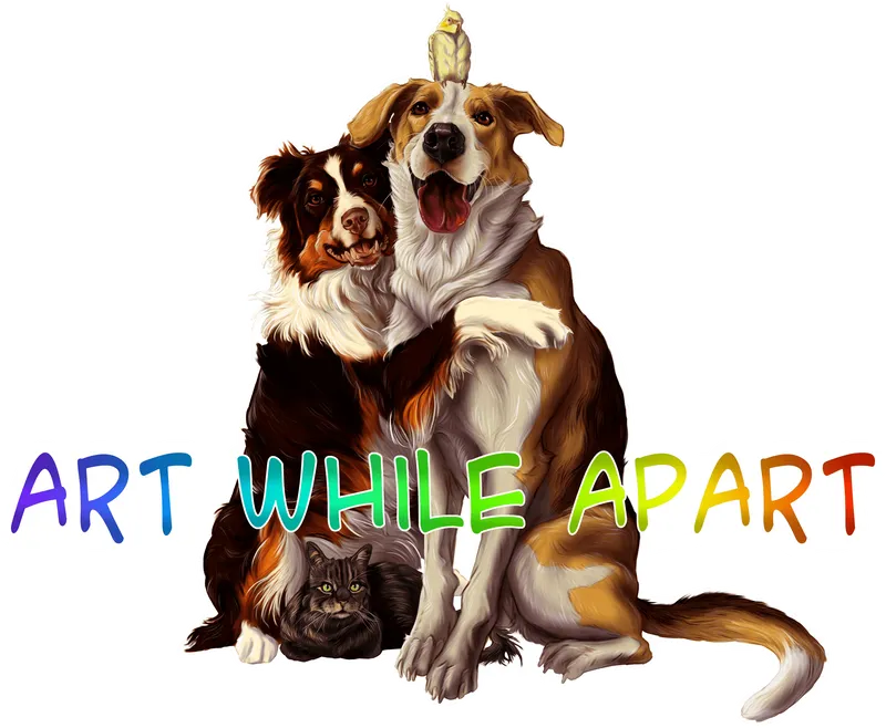 Art While Apart logo